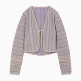 Jacquard Knit Cardigan