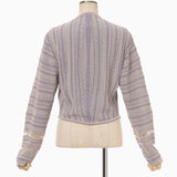 Jacquard Knit Cardigan