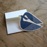 Seagull - mini die cut card