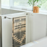 Native Motif Cotton Pile Blanket - Beige