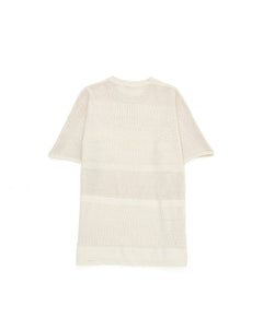 Undyed Relaxed Fit Knitted T-Shirt