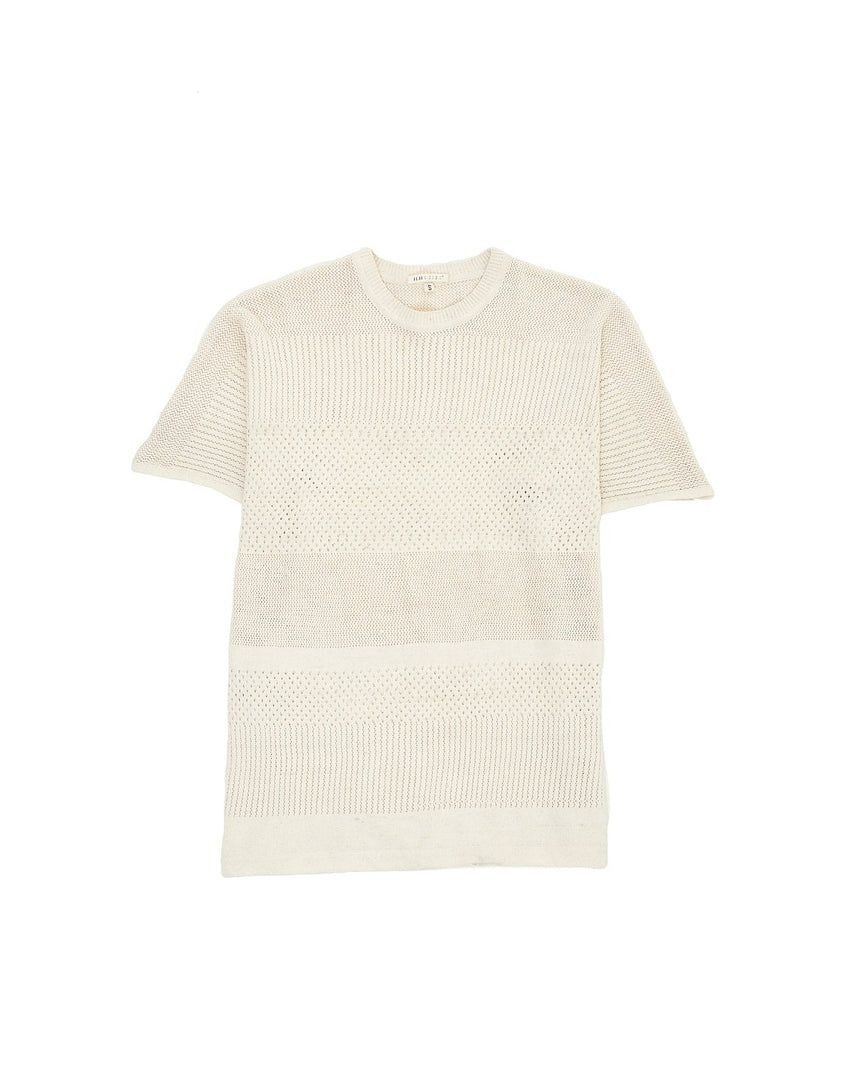 Undyed Relaxed Fit Knitted T-Shirt