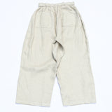 Flax Hemp Side-Slit Pants