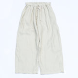 Flax Hemp Side-Slit Pants