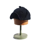 Chunky Knit Wool Flight Cap