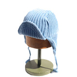 Chunky Knit Wool Flight Cap