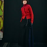 CIRCLE DETAIL MAXI SKIRT