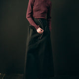 CIRCLE DETAIL MAXI SKIRT