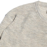 Fine Rib Crew Neck