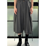 KHOKI - Wide-Leg Cropped Pants