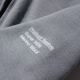 Super 140s Merino Wool Zip Up Sweat