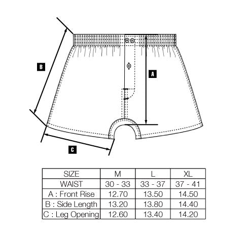 RayonEtteHandFlowerPatternBoxer