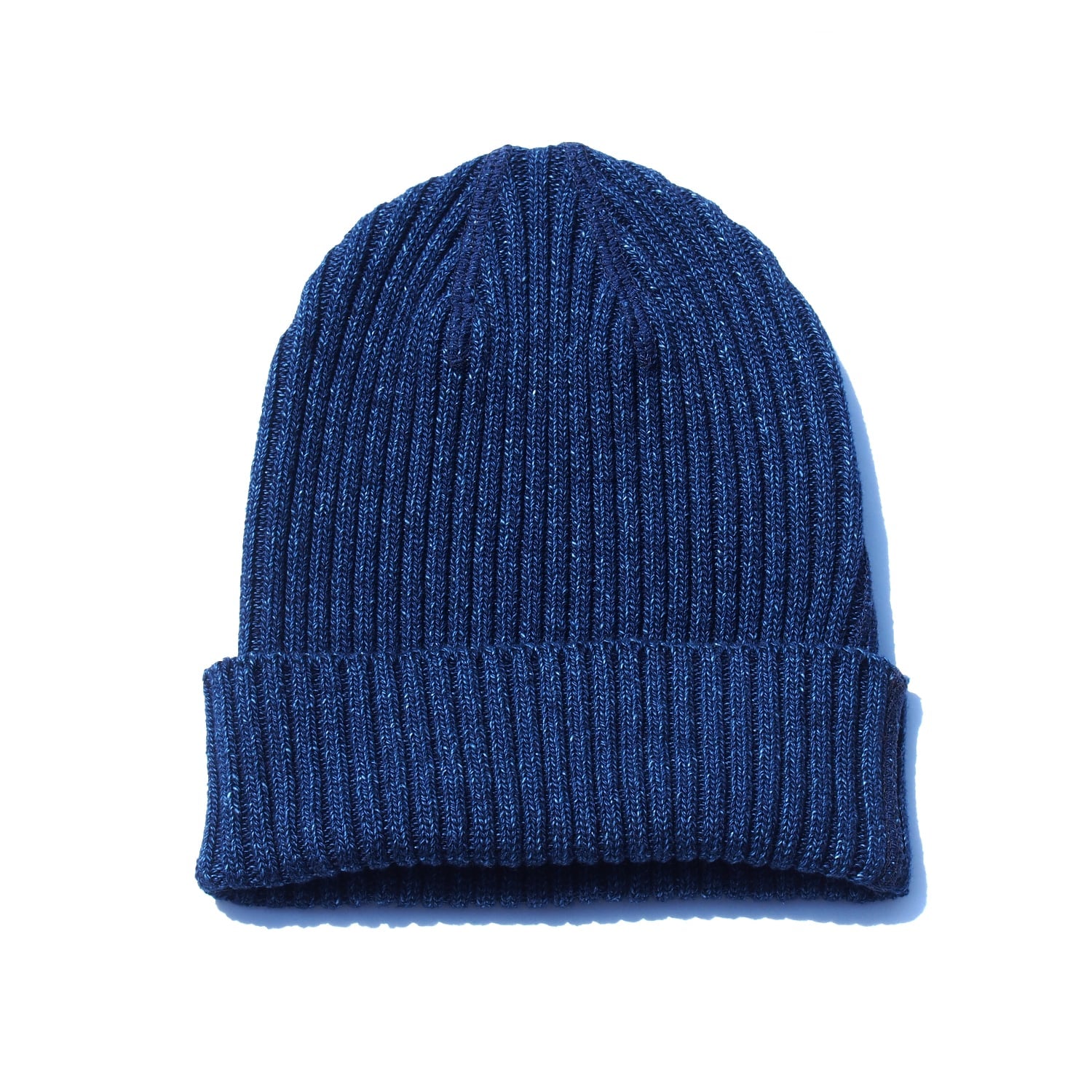 Indigo Rib Beanie - AnonymousIsm